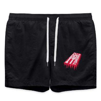 do it tomorrow Zitat - Badeshorts - Schwarz - Vorne - AI Model Male 185 light (185cm)