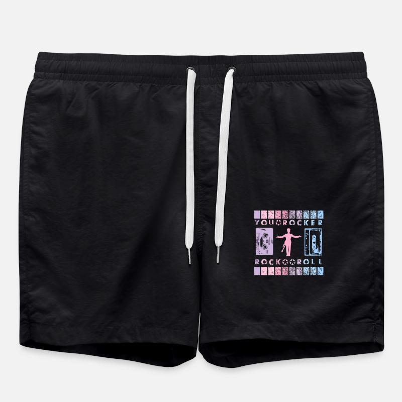 DU ROCKER-Frontmann - Badeshorts - Schwarz