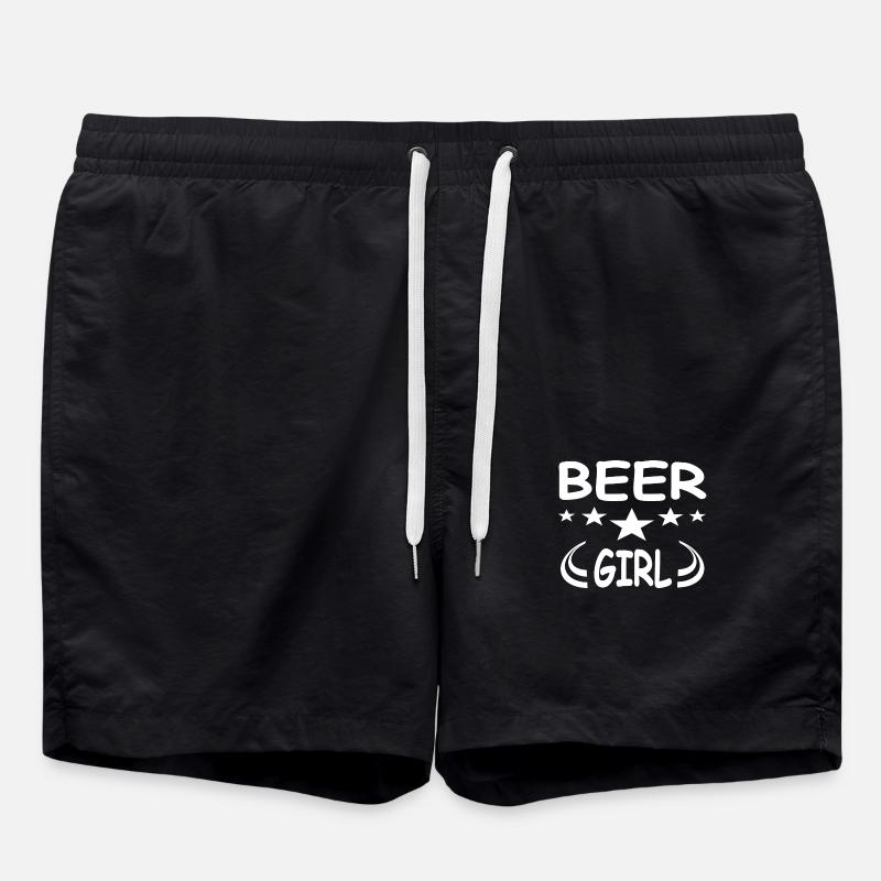 Bière - Short de bain - noir