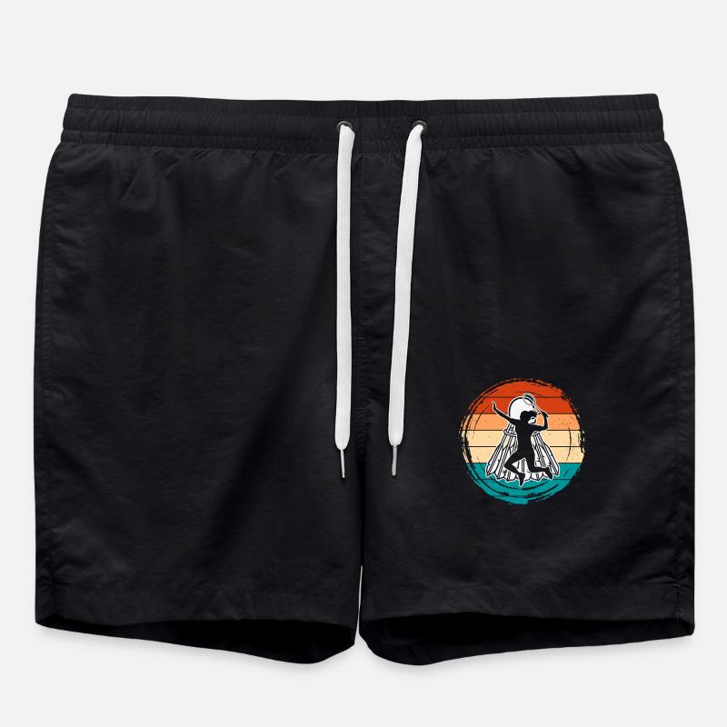 Badminton - Badeshorts - Schwarz