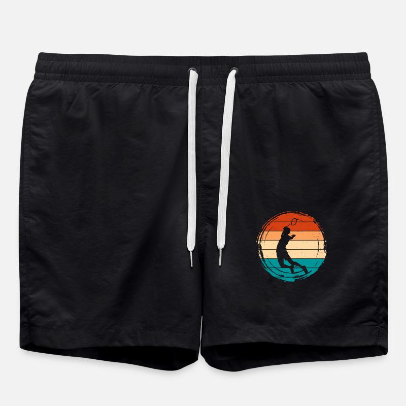 Badminton - Badeshorts - Schwarz