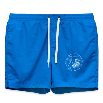Schraubenmutter mit zerkratzter Oberfläche - Badeshorts - Cobalt blue - Vorne