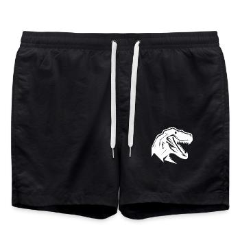 Conception de ventilateur Dinosaur T-Rex - Short de bain - noir - Devant - AI Model Male 185 light (185cm)
