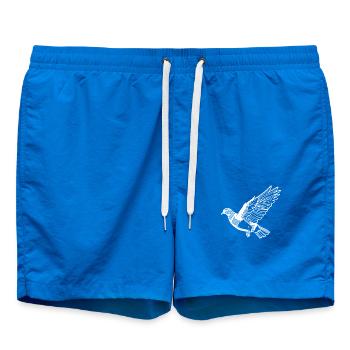 Joli pigeon volant sur de larges ailes - Short de bain - cobalt blue - Devant
