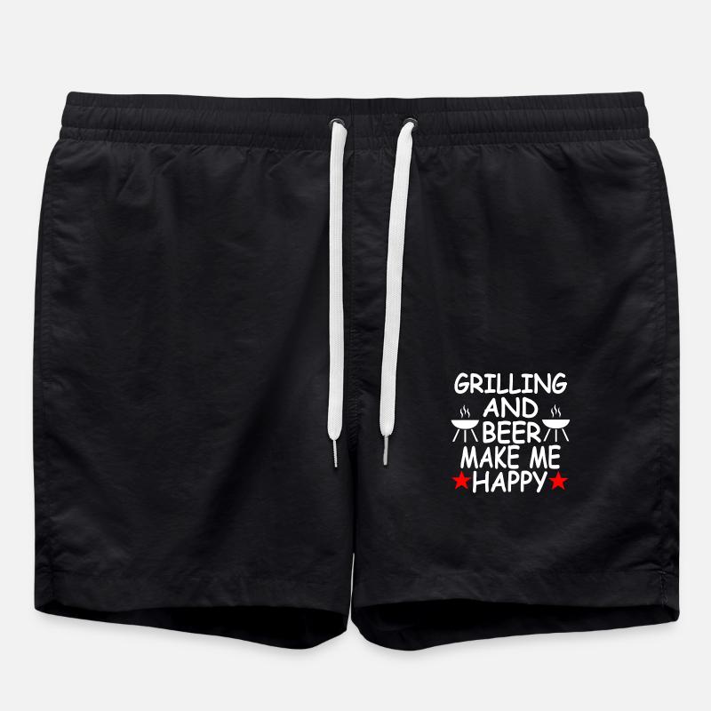 Grill - Swim Trunks - black