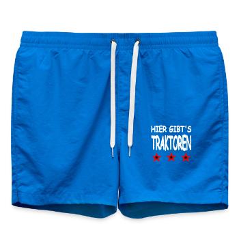 Tractors - Swim Trunks - cobalt blue - Front