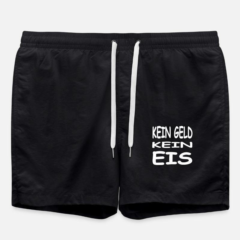 Glace - Short de bain - noir