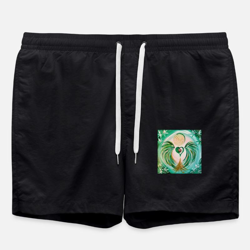 Herzengel Herzöffnung - Badeshorts - Schwarz
