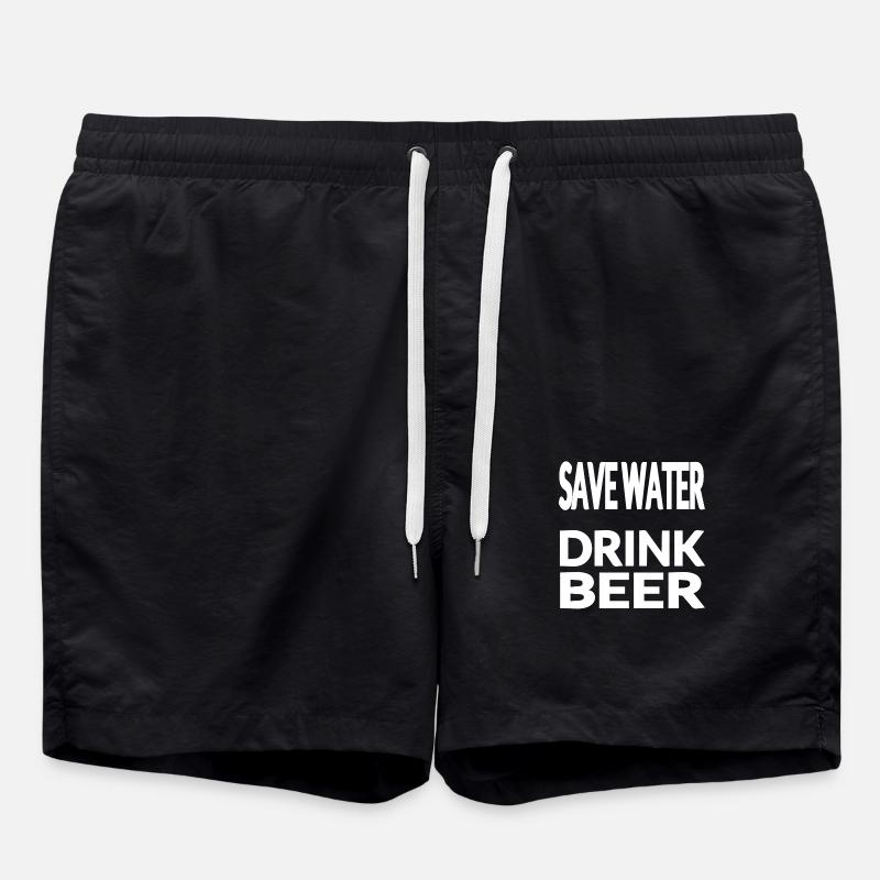 Bière - Short de bain - noir