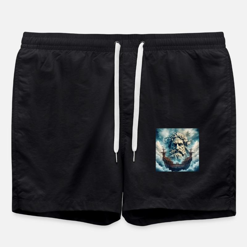 Poseidon - Badeshorts - Schwarz