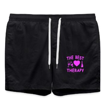 Vin - Short de bain - noir - Devant - AI Model Male 185 light (185cm)