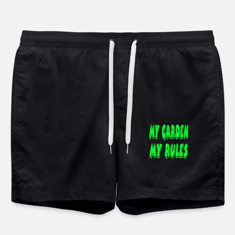 Garten - Badeshorts - Schwarz
