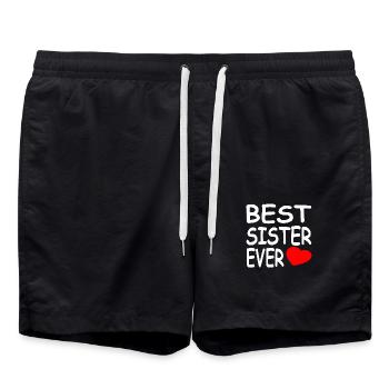Sibling - Swim Trunks - black - Front - AI Model Male 185 light (185cm)