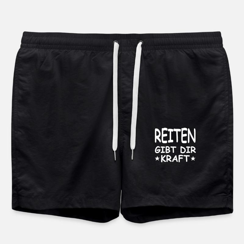 Reiten - Badeshorts - Schwarz
