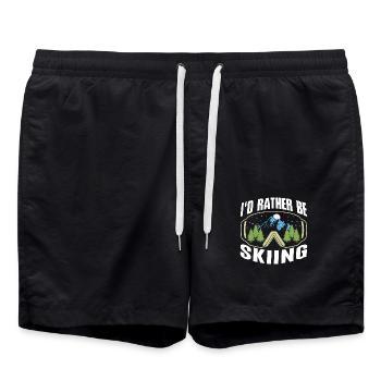 Ski skiing - Short de bain - noir - Devant - AI Model Male 185 light (185cm)