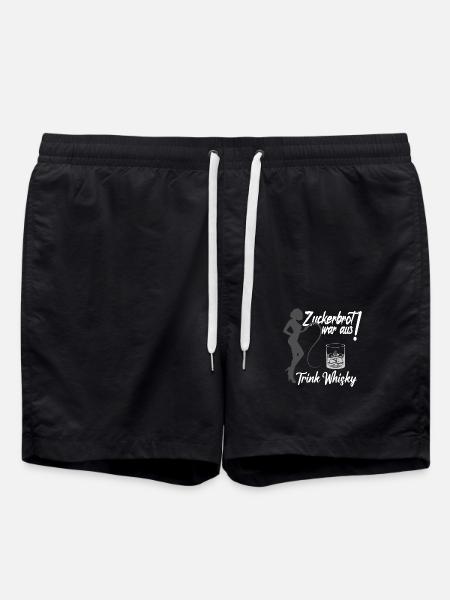 Zuckerbrot war aus - Badeshorts - Schwarz