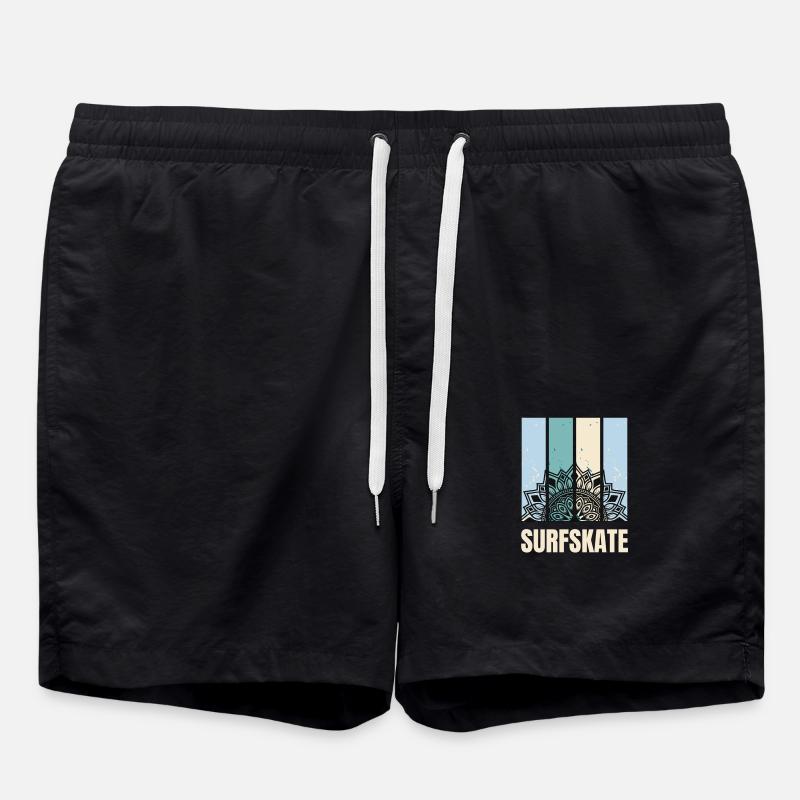 Surfskate - Swim Trunks - black