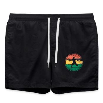 Badminton Badminton Sports - Short de bain - noir - Devant - AI Model Male 185 light (185cm)
