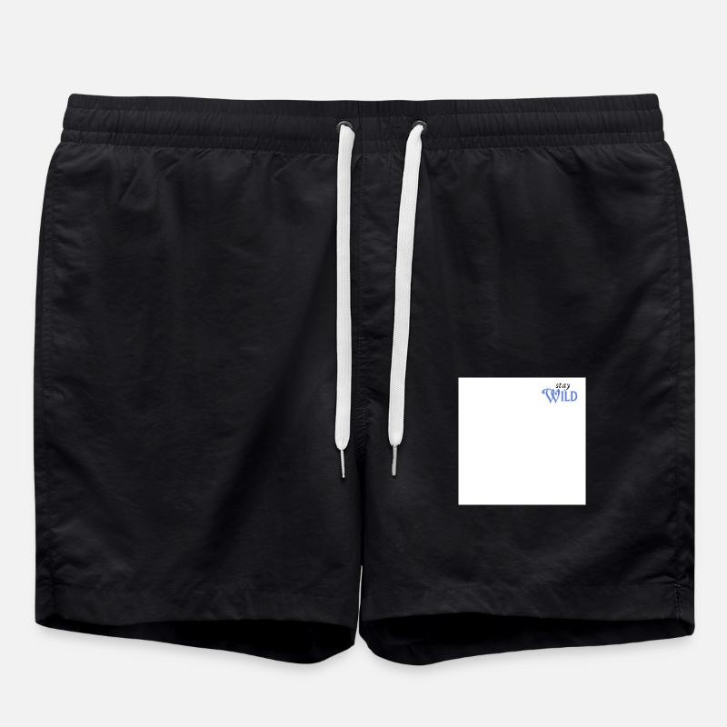 Stay wild - Badeshorts - Schwarz