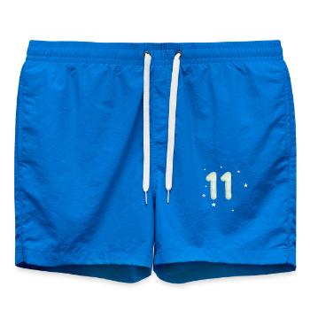 11e anniversaire watercolor étoile - Short de bain - cobalt blue - Devant