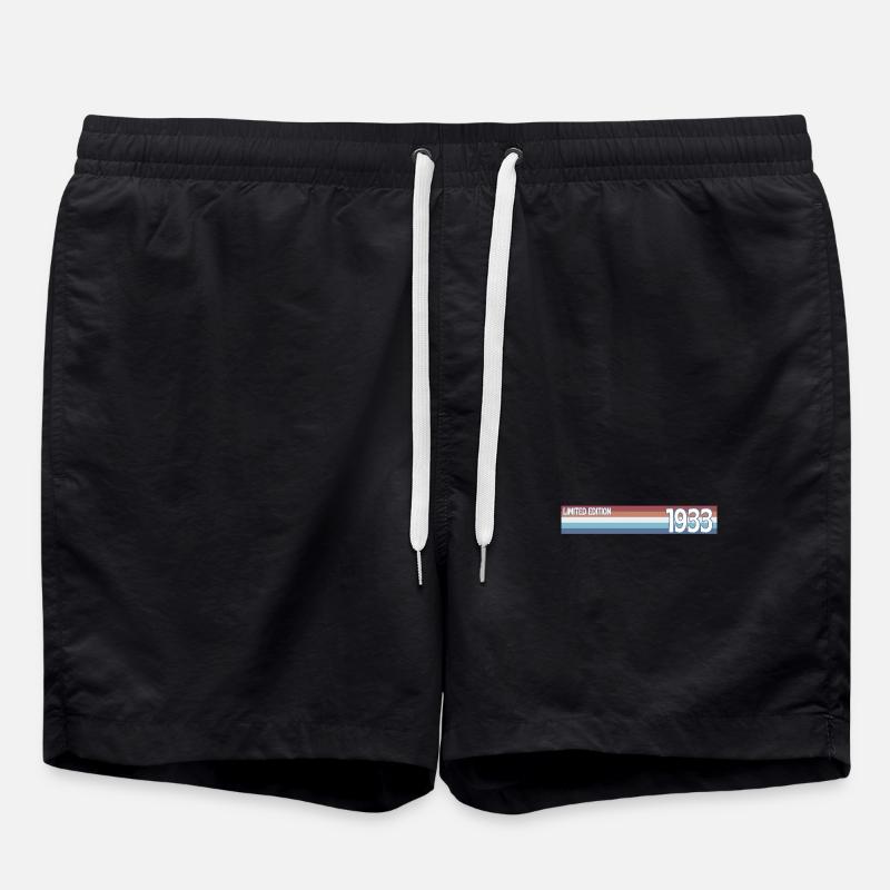 Retro 1933 Limited Edition - Swim Trunks - black