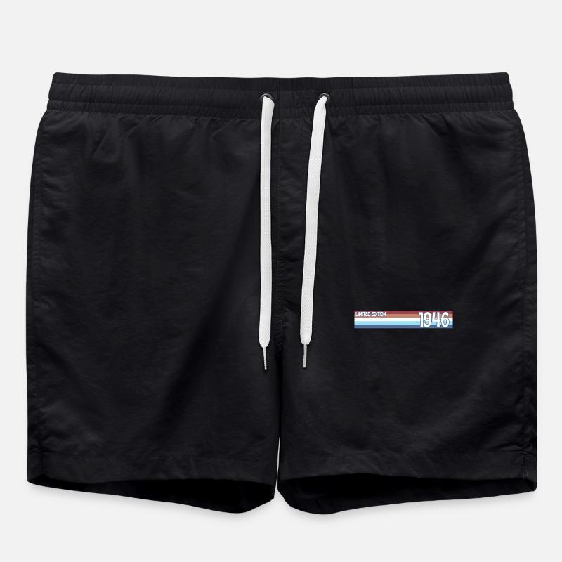 Retro 1946 Limited Edition - Swim Trunks - black