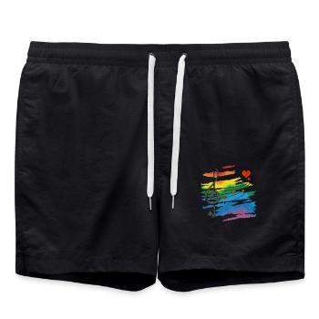Musique - Short de bain - noir - Devant - AI Model Male 185 light (185cm)