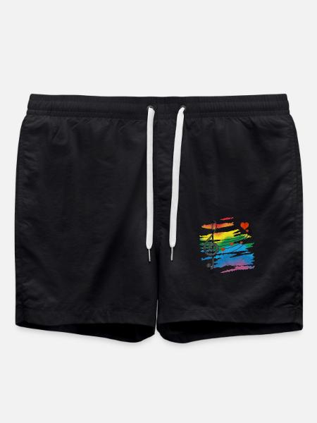 Musik - Badeshorts - Schwarz