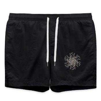 Sun Tree - Swim Trunks - black - Front - AI Model Male 185 light (185cm)