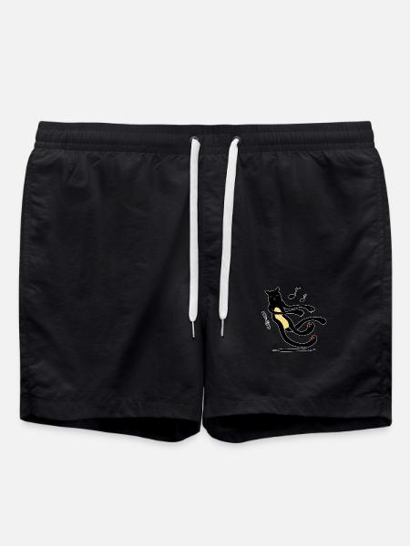 The Soft Cat Dance - Swim Trunks - black