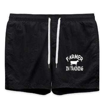 Cultivateur - Short de bain - noir - Devant - AI Model Male 185 light (185cm)