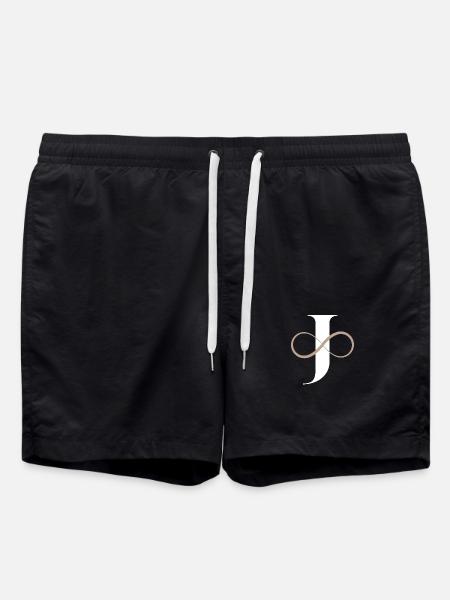 Infinite letter - Swim Trunks - black