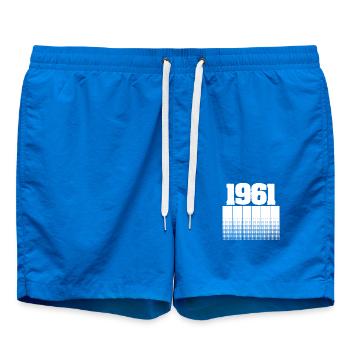 1961 1961 - Swim Trunks - cobalt blue - Front