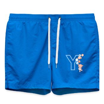 Lettre y bleue ours - Short de bain - cobalt blue - Devant