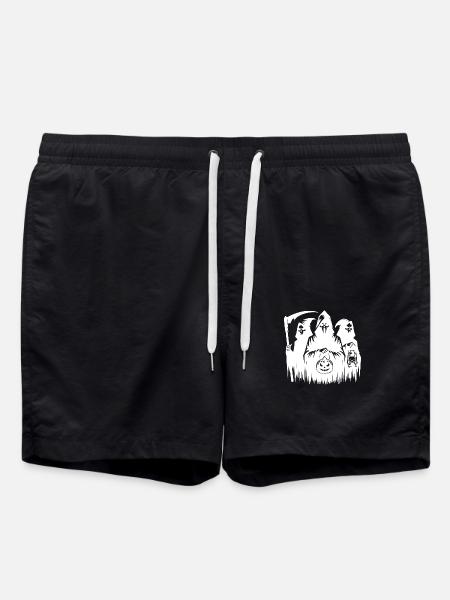 Scary Ghosts Halloween Party - Swim Trunks - black