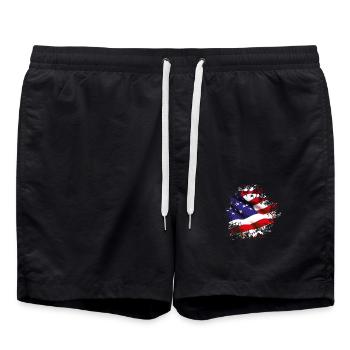 splat États-Unis - Short de bain - noir - Devant - AI Model Male 185 light (185cm)