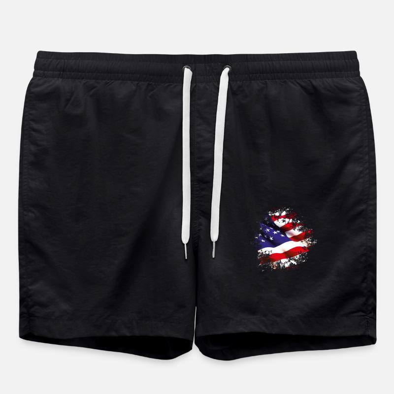 splat USA - Badeshorts - Schwarz