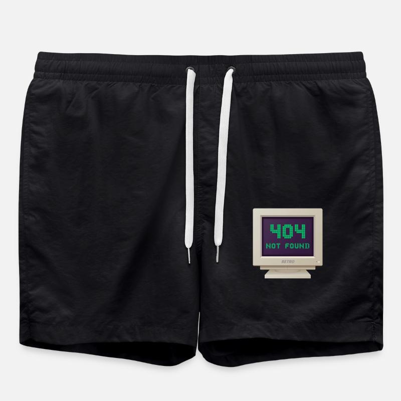 CRT Design - 404 Not found - Swim Trunks - black