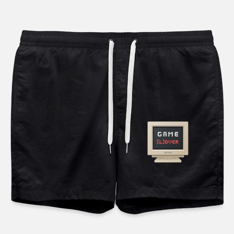 CRT Design - Game Lover - Short de bain - noir