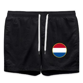 I Love Netherlands, Elegance Style Design T-Shirt - Swim Trunks - black - Front - AI Model Male 185 light (185cm)