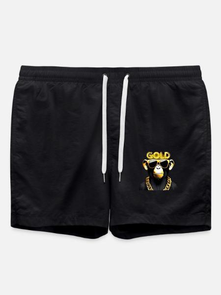 Singe d’or - Short de bain - noir
