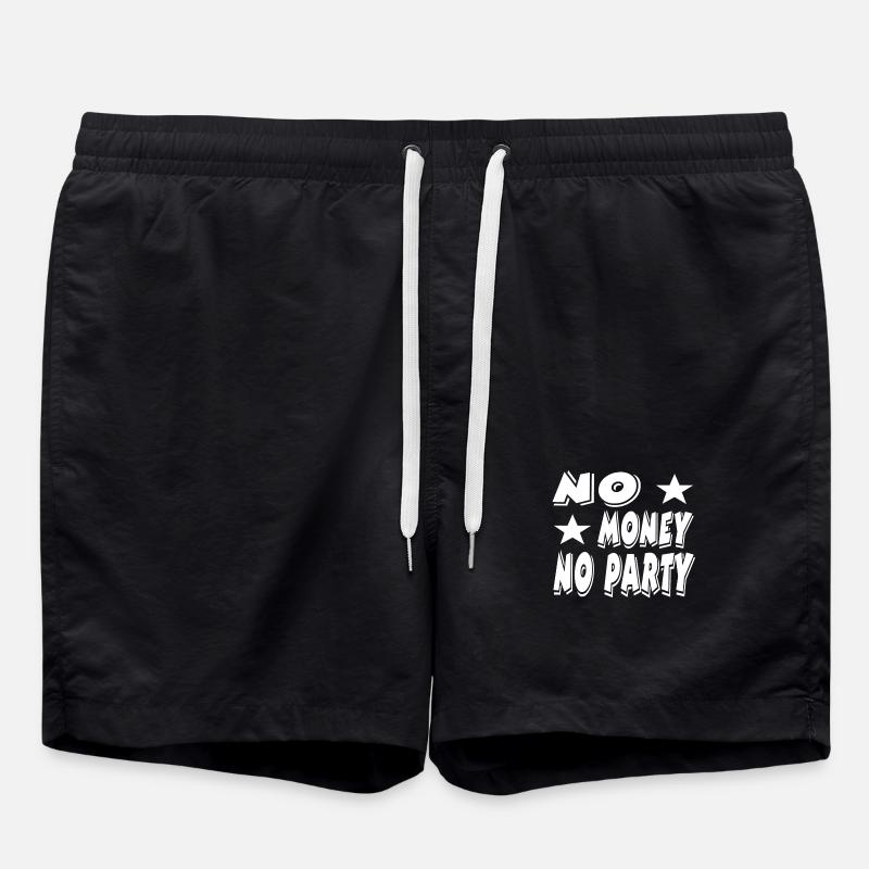 Party - Badeshorts - Schwarz