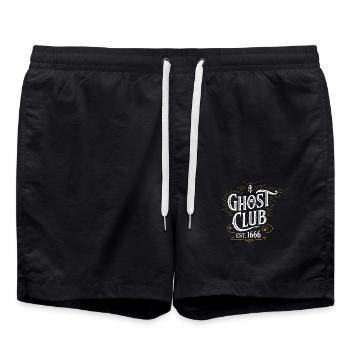 Ghost Club Est 1666 Halloween - Badeshorts - Schwarz - Vorne - AI Model Male 185 light (185cm)
