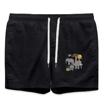 Afrique du Sud - Short de bain - noir - Devant - AI Model Male 185 light (185cm)