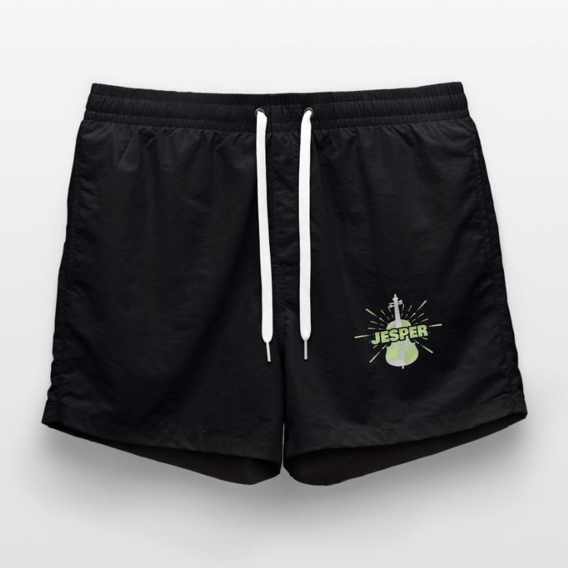 Jesper as a string instrument Swim Trunks