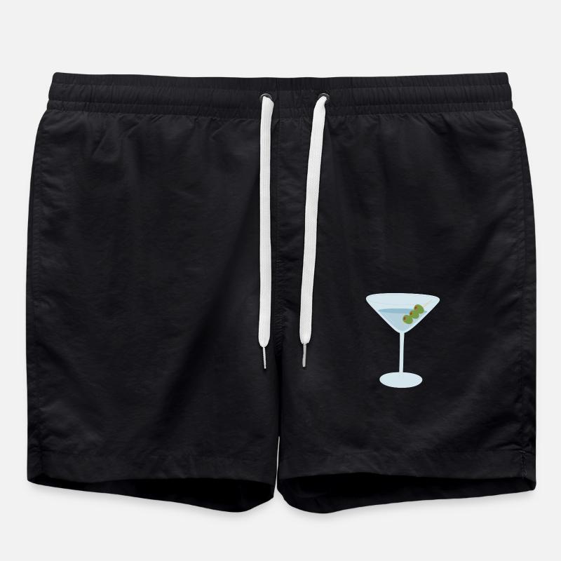 Martini aux olives - Short de bain - noir