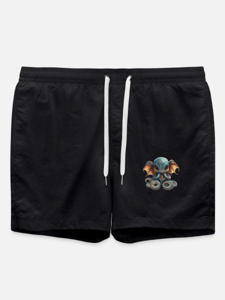 Pieuvre - Short de bain - noir