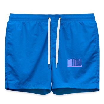 Violet minimal - Short de bain - cobalt blue - Devant