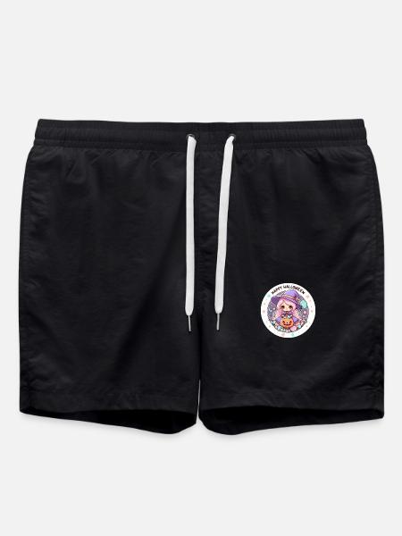 Halloween Witch - Swim Trunks - black