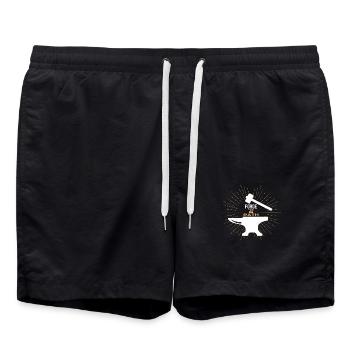 Forge your own path - Swim Trunks - black - Front - AI Model Male 185 light (185cm)